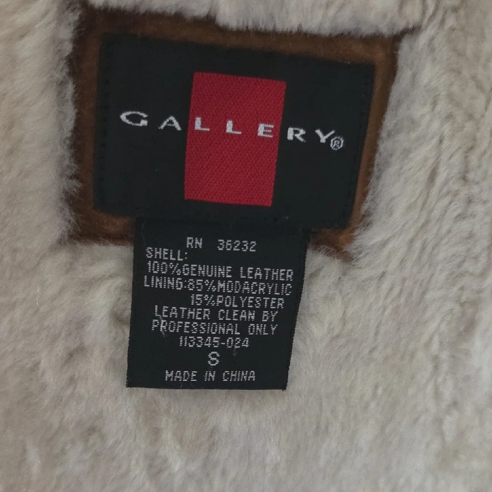 Gallery Tan Teddy Jacket with Cream Accents - Picture 3 of 4